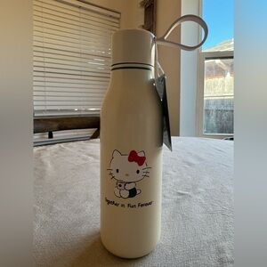Hello Kitty Starbucks, Cream and Red Water Bottle
